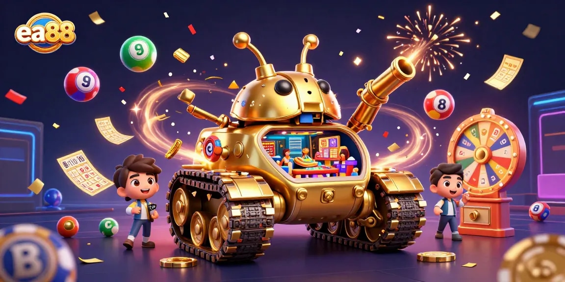 ea88 showcases vibrant casino magic with colorful elements and dynamic gaming fun