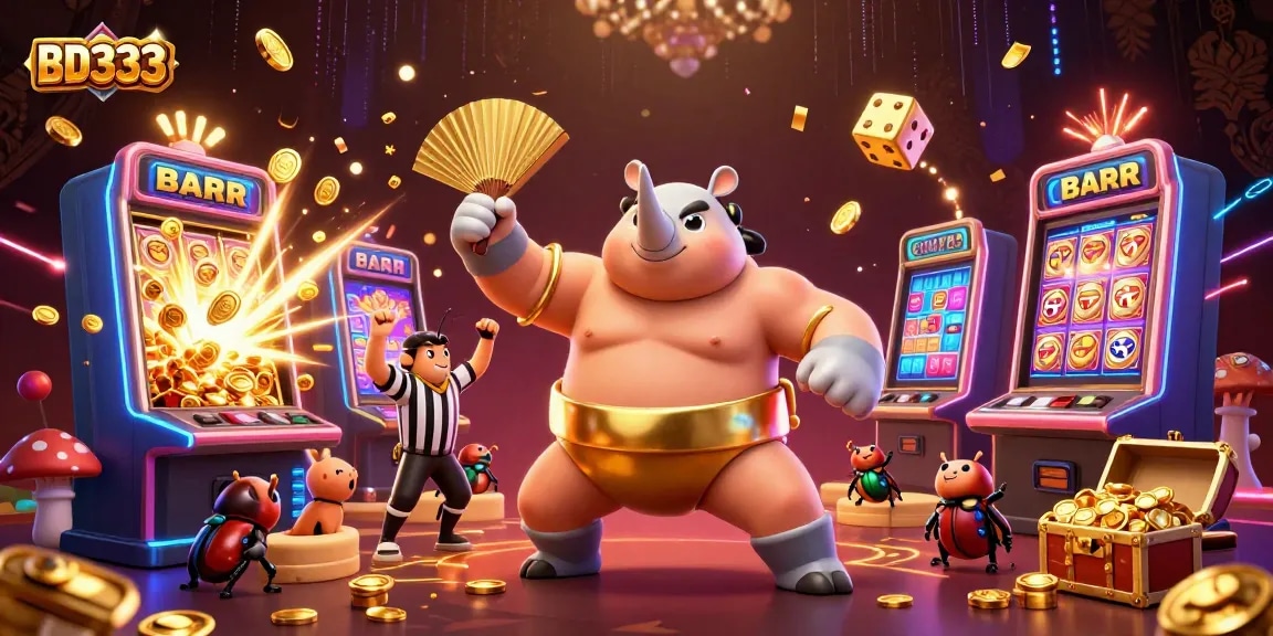 Experience thrilling casino action with BD333 featuring dynamic characters and exciting game elements.