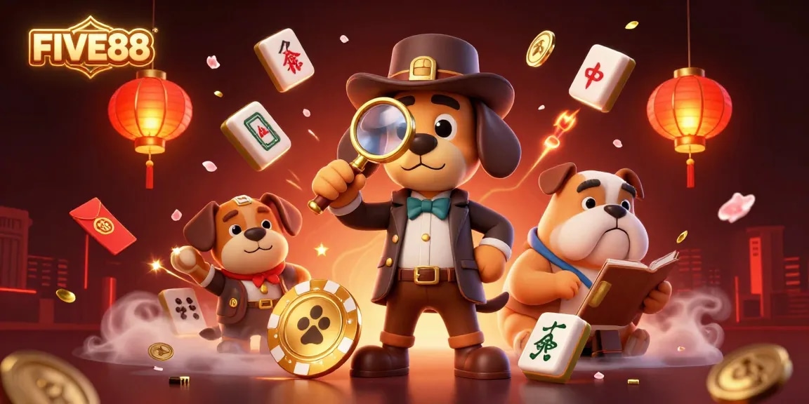 Engage with FIVE88's vibrant casino action through a captivating 3D illustration.