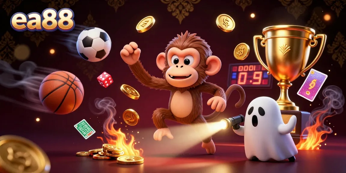 Engage with thrilling games at ea88 casino, where golden coins and lucky elements fill the air.