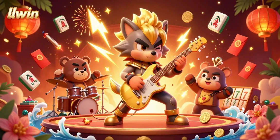 Experience thrilling gameplay at llwin with engaging 3D casino illustrations featuring dynamic characters.
