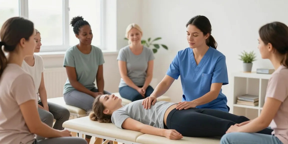 Effektives Beckenbodentraining nach der Geburt von lokalen, professionellen Anbietern.