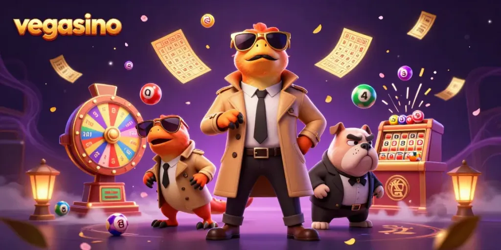 Experience the exciting world of vegasino as cartoon raptors sneak into a VIP casino!