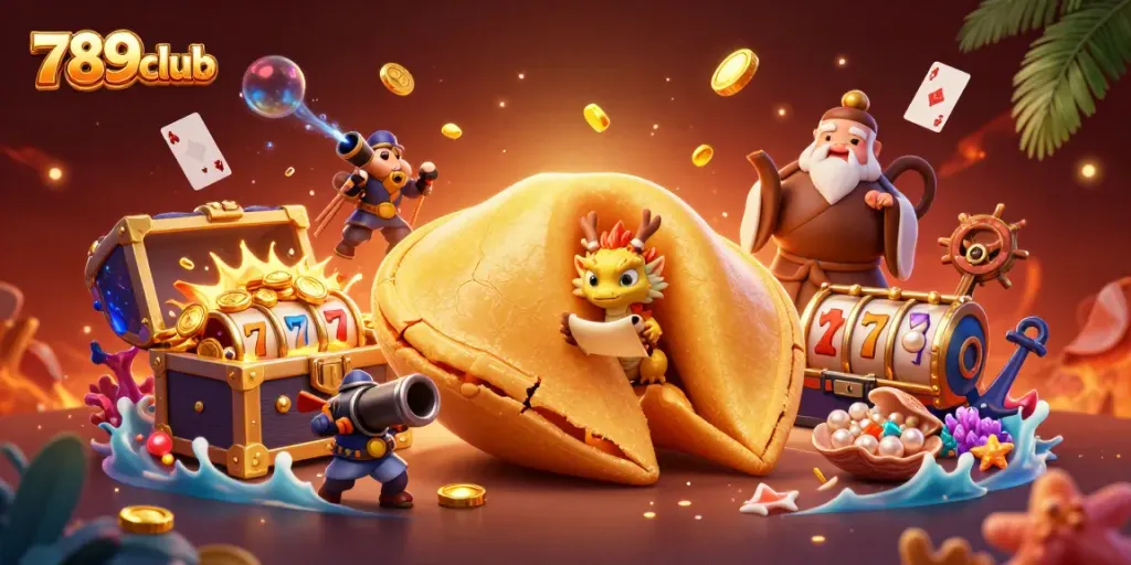 Engage in thrilling games at 789club with a visually captivating 3D casino illustration.