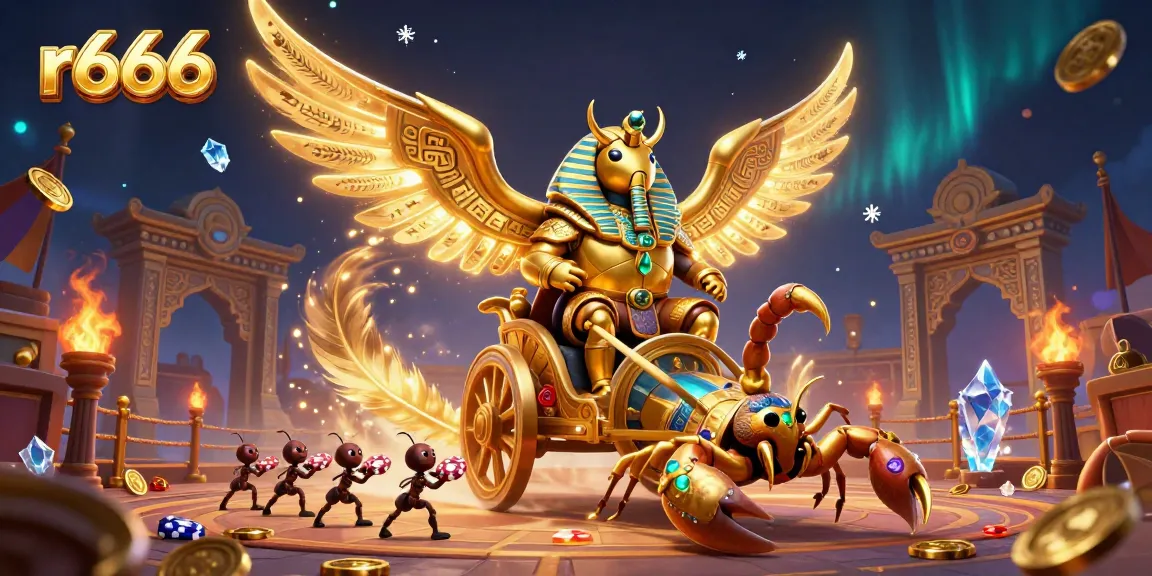 Experience thrilling gameplay at r666, with a vibrant casino scene blending classic elements and modern features.