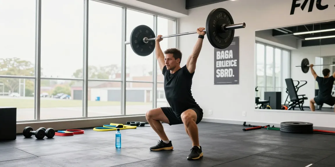 Anabolika Shop Deutschland - Bodybuilder trainiert intensiv mit Gewichten für Muskelaufbau im modernen Fitnessstudio