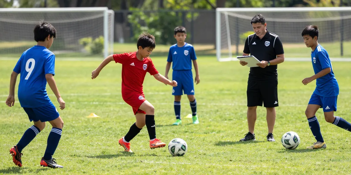 Fußball günstig kaufen: Hochwertige Mantom Bälle im Einsatz von begeisterten jungen Spielern beim Training.