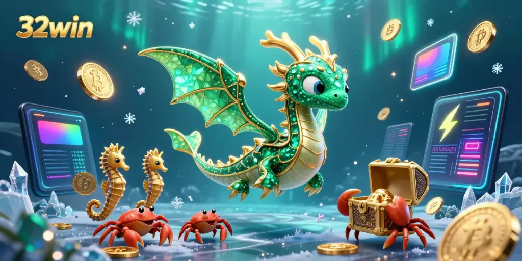 Experience engaging gameplay at 32win with vibrant 3D characters and imaginative casino elements.