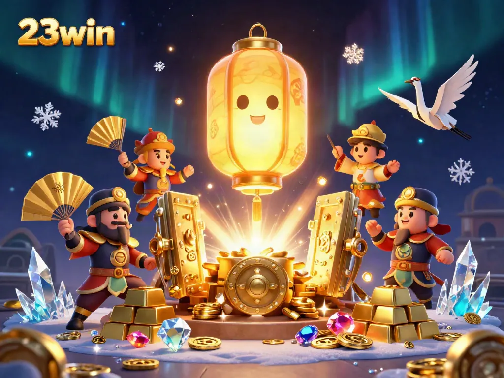 Engage in a vibrant casino adventure with the magical 23win spirit and golden treasures!