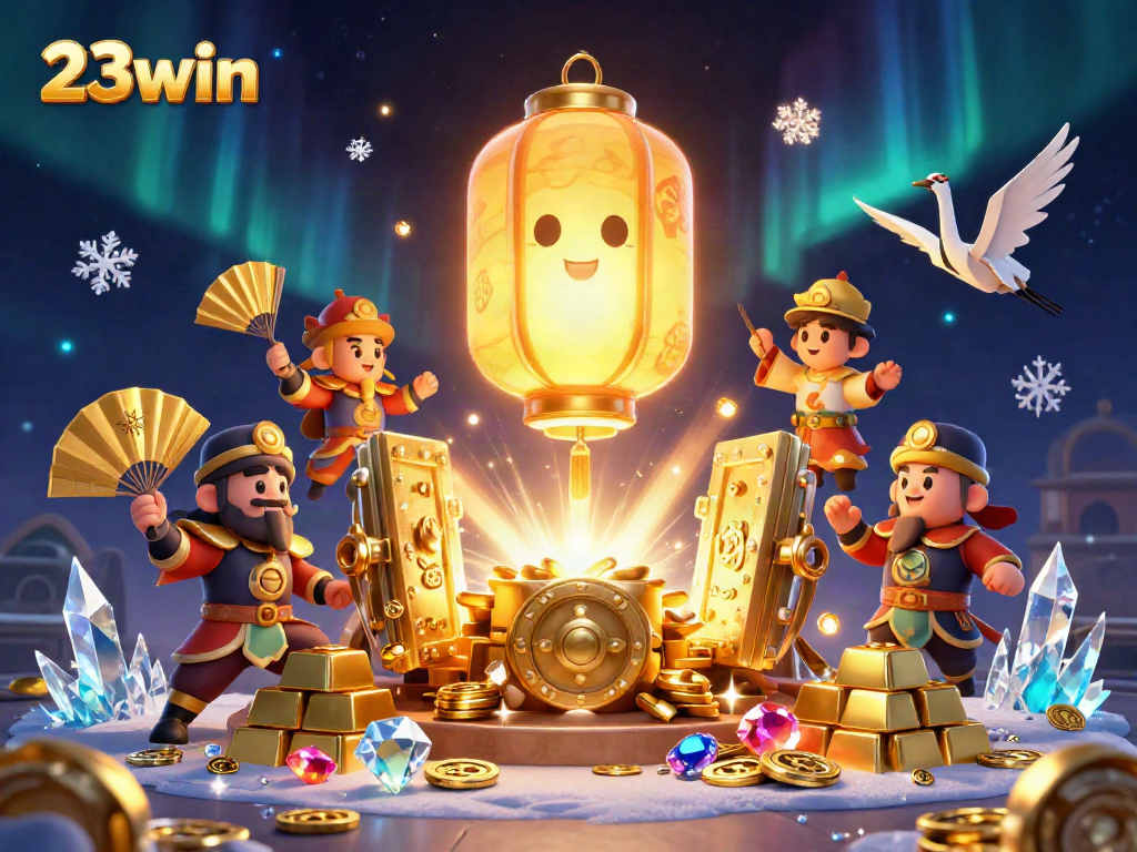 Engage in a vibrant casino adventure with the magical 23win spirit and golden treasures!