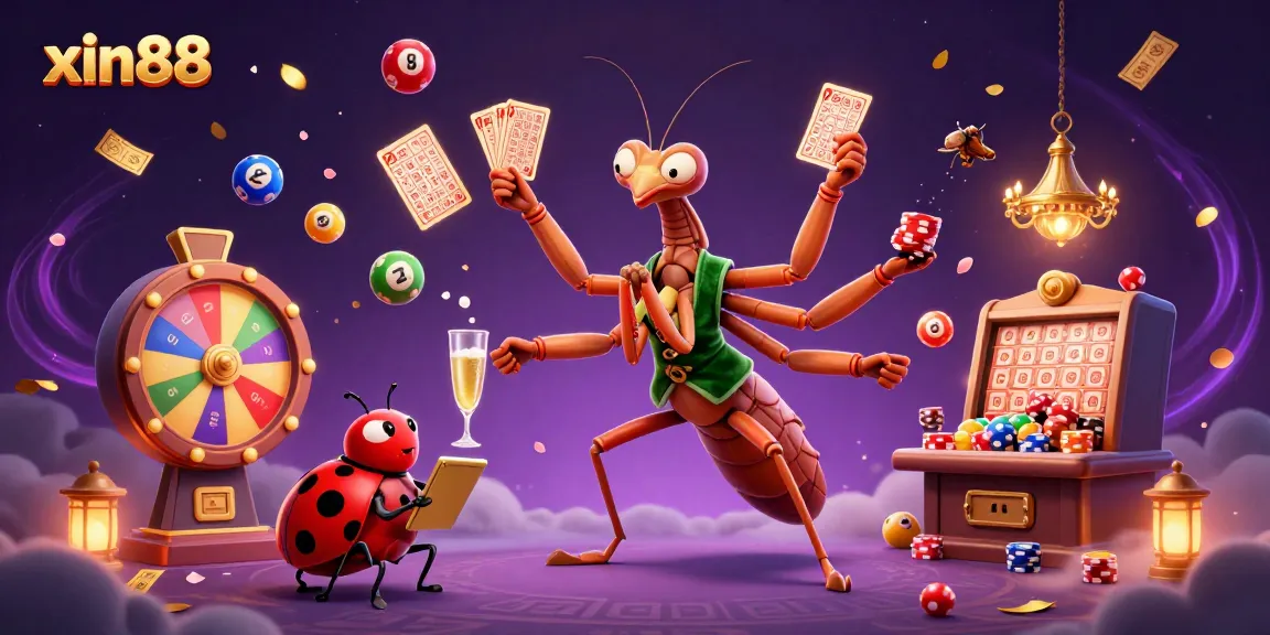 Experience the vibrant energy of xin88 with engaging characters in a lively casino setting, capturing the thrill of winning!