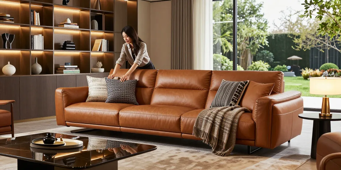 Baxter Sofa Preis in einem luxuriösen Wohnzimmer präsentiert, hebt die erstklassige Handwerkskunst und elegante Dekoration hervor.