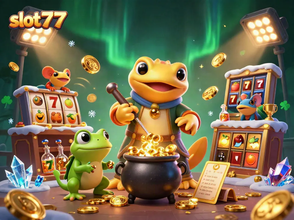 Mainkan slot777 dengan keseruan slot bertema emas dalam ilustrasi 3D yang memukau.