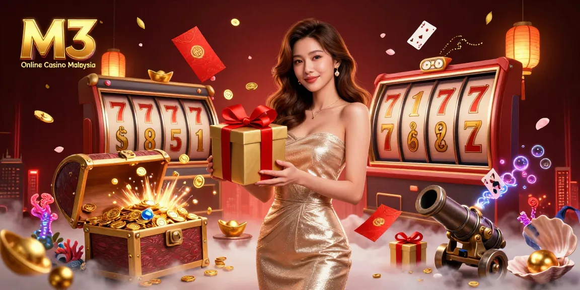 M3 Online Casino Malaysia showcases festive gaming with stunning visuals and interactive elements.