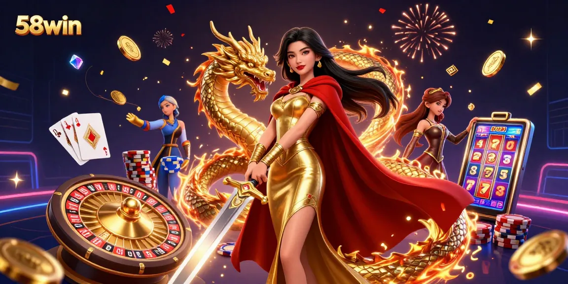 Experience exhilarating moments at 58win with vibrant casino games, dynamic energy, and winning potential.