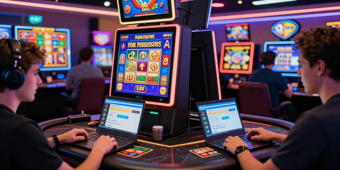 Spieler genießen ein lebhaftes Paysafe Card Casino Erlebnis mit bunten Grafiken und fesselnden Spielmerkmalen.