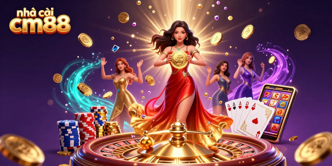 Experience the excitement of nhà cái cm88's vibrant casino atmosphere, showcasing dazzling games and stunning visual elements.