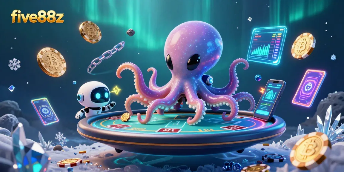 Experience thrilling bets with five88z in a vibrant 3D casino world filled with galactic fun.