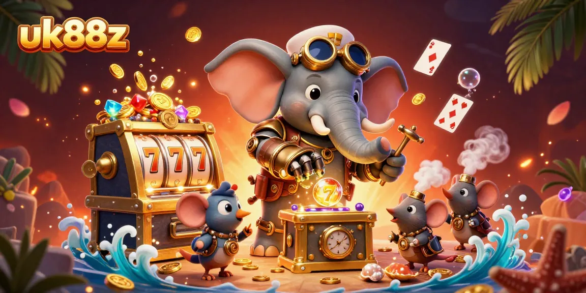 Play exciting casino games like uk88z with a steampunk twist featuring enchanting characters.