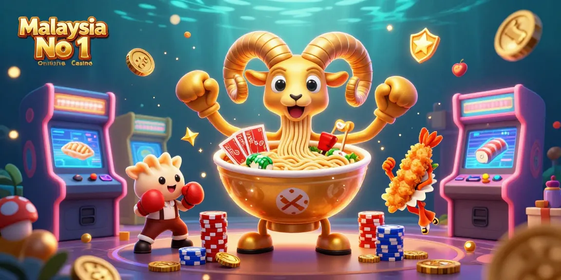 Engage in thrilling gameplay at Malaysia No 1 Online Casino with vibrant characters and casino elements.