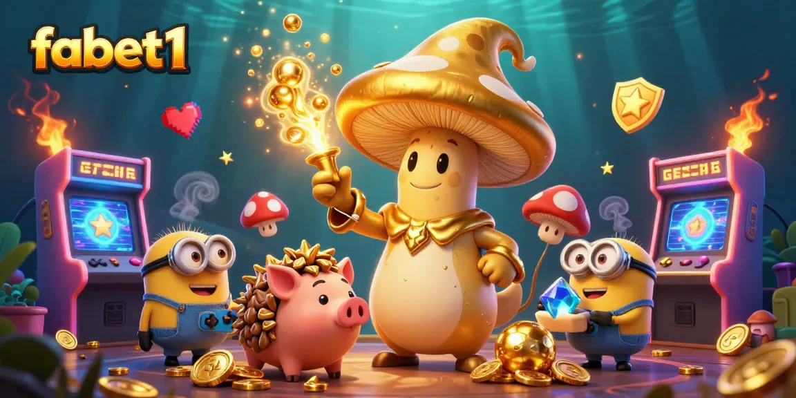 Experience fabet1 with a magical casino adventure, featuring golden wizardry amid arcade excitement.