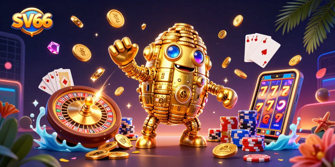 Experience thrilling gameplay with SV66's exotic gaming scene filled with golden elements and entertainment.