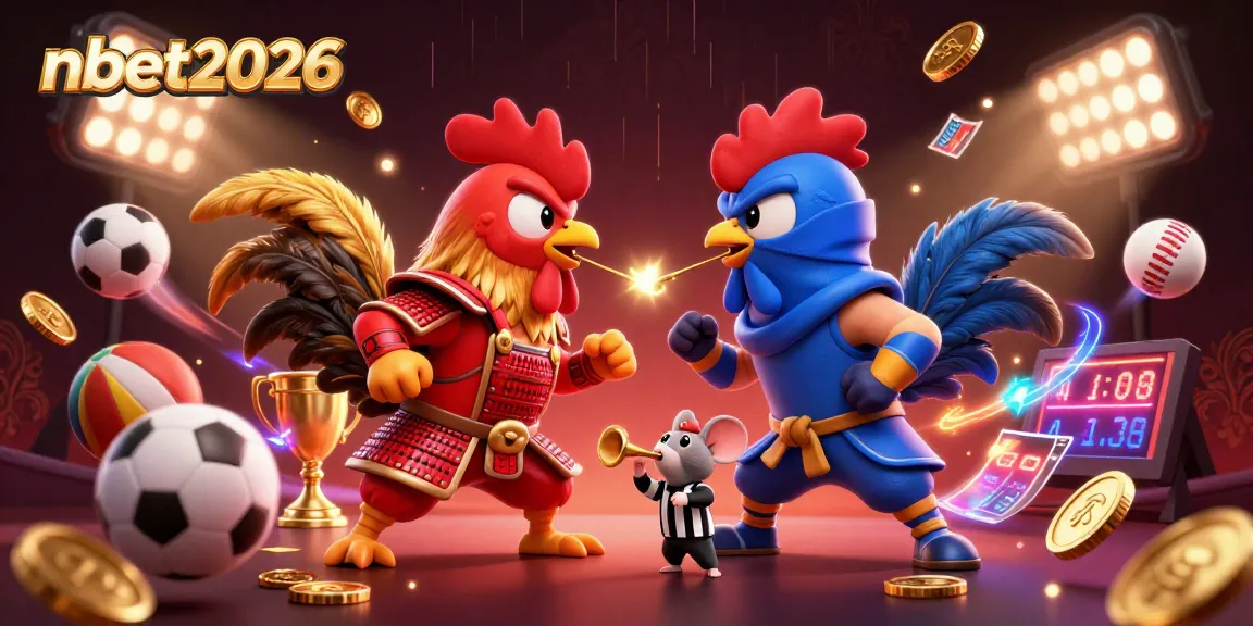 Engage with nbet2026 in thrilling gaming action between roosters in dramatic battle.