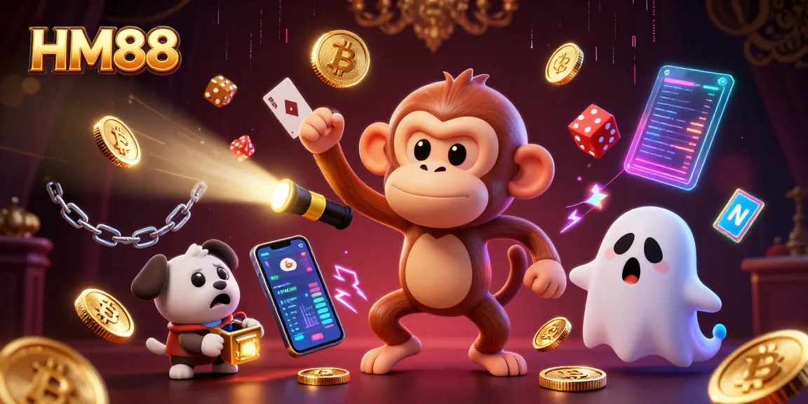Engage in thrilling gaming experiences with HM88 in an enchanting haunted casino setting.