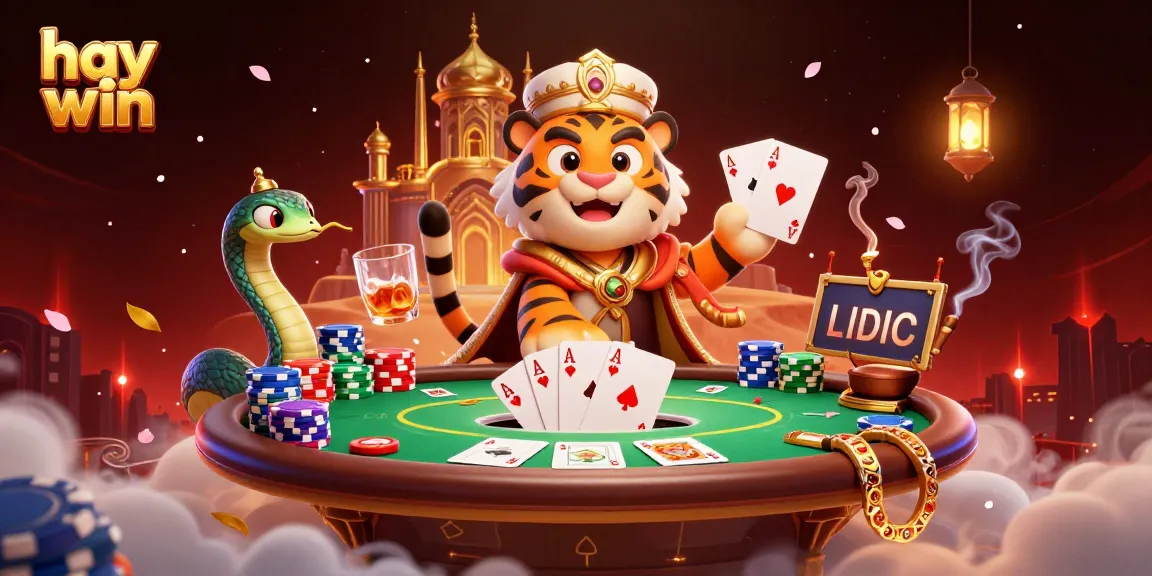 Engage in thrilling gameplay with hay win, featuring a vibrant casino scene illustrating poker elements.