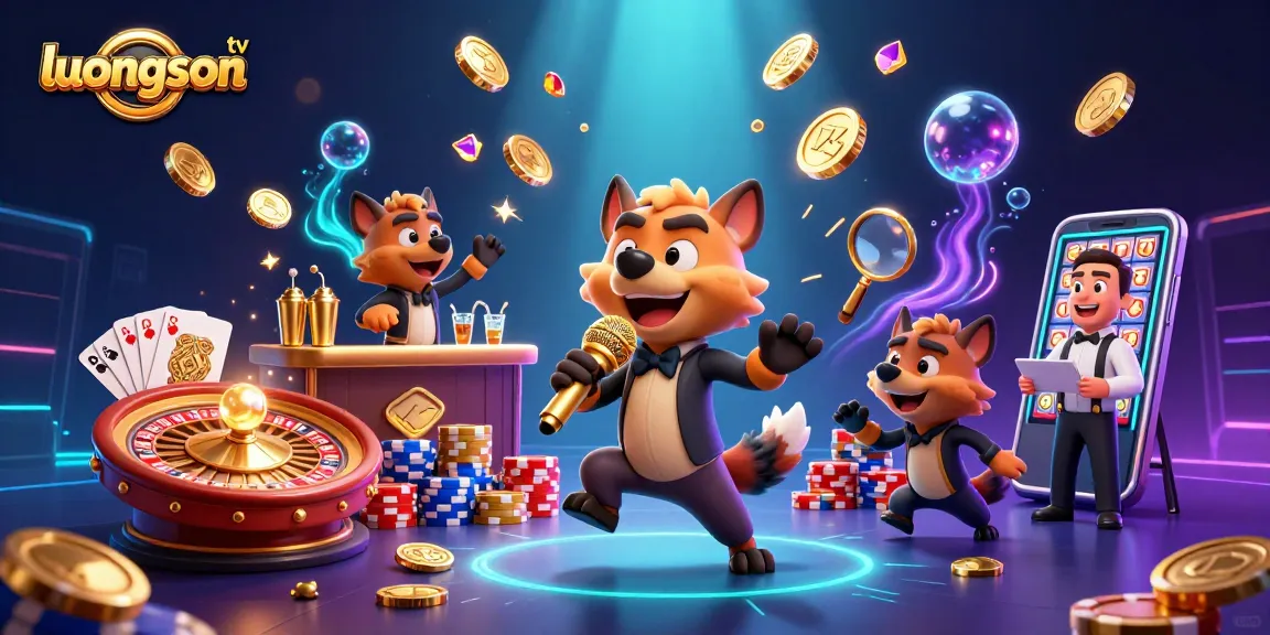 Catch exciting moments in luongson tv casino with vibrant hyena characters in a lively environment