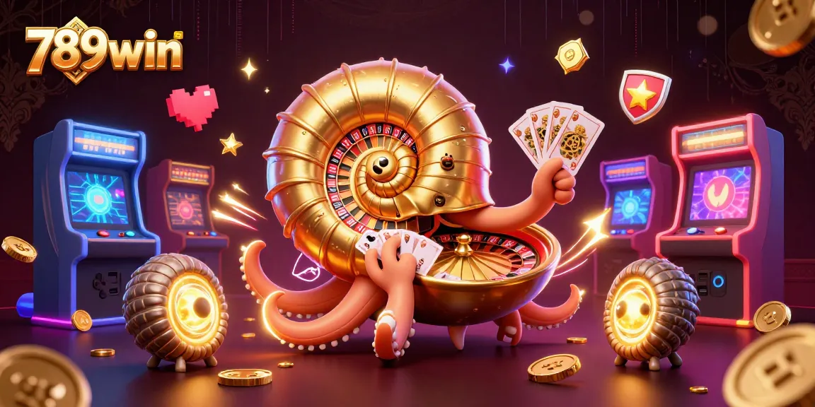 Play dynamic casino games with a 789win giant nautilus and vibrant arcade themes.